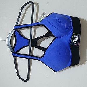 Victoria's Secret Pink Blue Sports Bra